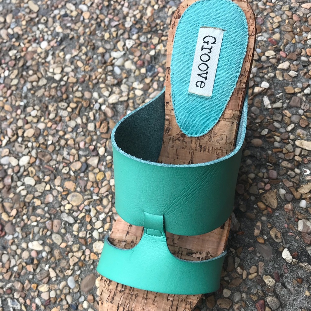 Splash Turquoise Wedge - Picture 3 of 5